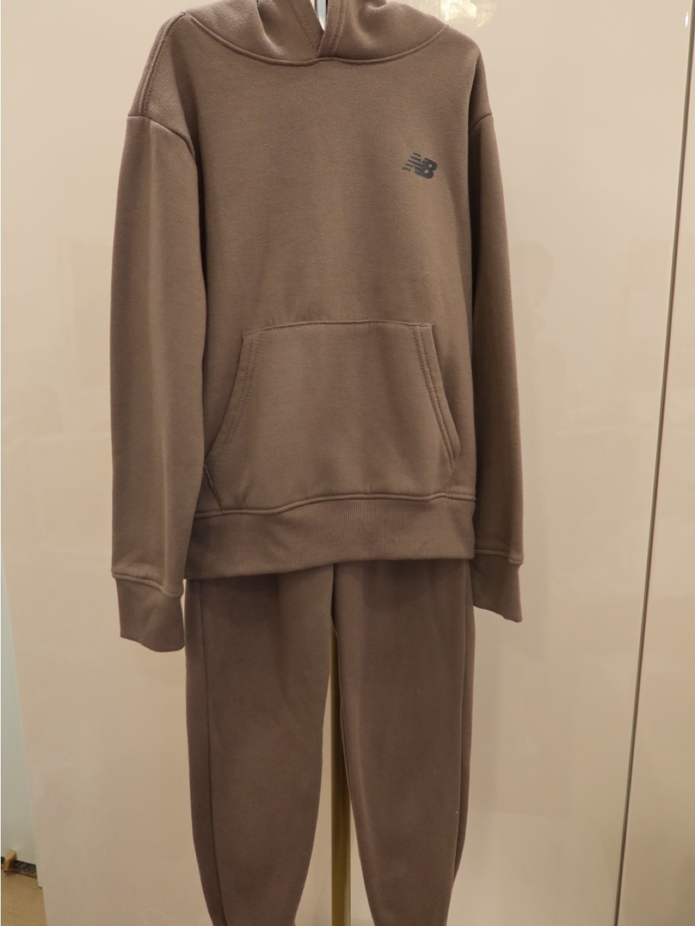 New Balance Kids Brown Hooded Matching Set